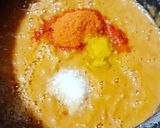 A picture of step 2 of Hydrabadi Tomato kutt with boiled rice🍅.