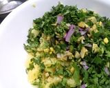 A picture of step 1 of Aloo Chokha.