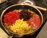 Mexikói fűszerekkel készült taco Pasta recept fázis 2 fotója