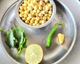A picture of step 1 of Sattu Healthy Drink - Basil Chana Sattu Drink.