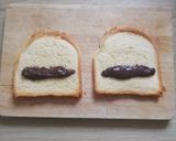 Une image de l'étape 3 de Roulés de brioche perdu, fourés à la pâte à tartiner vegan.