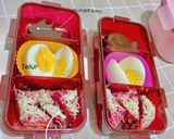 Foto langkah ke 7 dari resep Dragon Fruit Cake - Bolu Buah Naga Panggang - Snack Time Mpasi 1+.