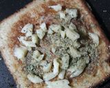 A picture of step 6 of Cheese Egg Toast.