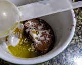 Foto del paso 1 de la receta: BROWNIE Relleno con Coco🥥y Maní...!