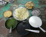 पापड़ी चाट रेसिपी चरण 1 फोटो