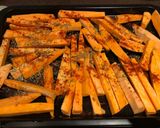 A picture of step 2 of Sweet potato chips.