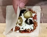 A picture of step 3 of Pizza parcel.