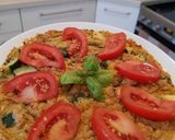 ,,Omlet z cukinią i botwinką,, krok przepisu 2 zdjęcie