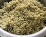 A picture of step 5 of Chicken pulao😍.