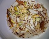 A picture of step 3 of Malpua with Rabri.