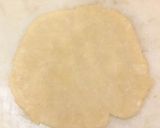 A picture of step 1 of Badam puri.