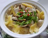 Hình bước làm 5 của món Nghêu nấu ngót
