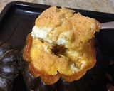 Foto del paso 10 de la receta: Zapallo cabutia relleno con arroz, pollo, muzzarella y cebolla