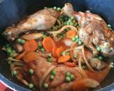 Foto del paso 3 de la receta: Pollo arvejado