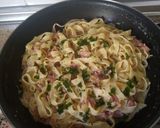 Foto del paso 7 de la receta: Fettuccine con bacon nata y queso fresco