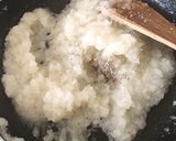 A picture of step 3 of Coconut Burfee.