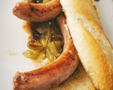 Foto del paso 4 de la receta: Bocata de Salchichas frescas con Pimiento verde asado