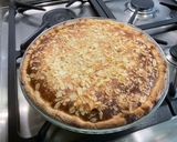 Une image de l'étape 11 de Tarte amandine aux pêches.