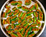 A picture of step 3 of Stuffed Ivy Gourd Sabji.