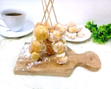 Foto langkah ke 6 dari resep Lazy Doughnut aka Donat Malas (3 bahan, empuk, lembut, no ulen).