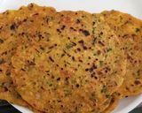A picture of step 4 of Akki Roti.
