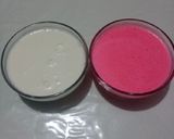 Foto langkah ke 4 dari resep Kue lapis bunga merah putih.