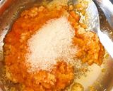 A picture of step 2 of Mango Sheera/Kesari.