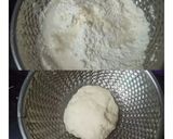 A picture of step 2 of Mexican Lasagna / Enchiladas.