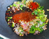 A picture of step 4 of Crispy Corn Chilli.
