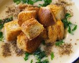 Karfiolkrémleves recept fázis 5 fotója