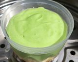 Foto langkah ke 4 dari resep Pandan Brownies Cheese Caramel.