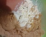 A picture of step 2 of Cinnamon Rolls 🤩.