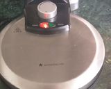 A picture of step 10 of Moong dal waffels.