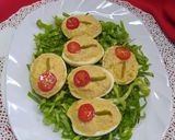 Foto del paso 3 de la receta: Huevos Rellenos Económicos Para la Mesa Navideña Recuerdo De Mi Abuela