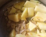 A picture of step 1 of Halwa poori with chana salan.