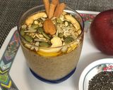 A picture of step 10 of Blended Apple Chia Pudding.