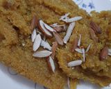 A picture of step 6 of Besan sooji Halwa.