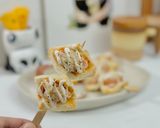 Foto langkah ke 6 dari resep Sausage Toast 🌭.