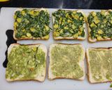 A picture of step 5 of Cheesy Spinach Corn Sandwich.