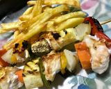 Foto del paso 4 de la receta: Brochetas 🍢 de pollo 🐤 a mi manera