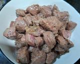 Hình bước làm 2 của món Bò Cháy Tỏi