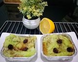 Foto langkah ke 5 dari resep Puding Roti Pandan Karamel (pr_rotiditawar).