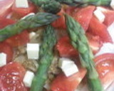 A picture of step 5 of ☆Fresh Onion and Tomato Salad☆.