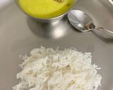 A picture of step 5 of Fresh Green Chickpeas Kadhi with Moong Daal Pakodi.