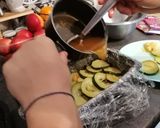 A picture of step 11 of Crispy Ratatouille Terrine Toasts.