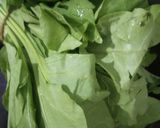 A picture of step 1 of Palak Lachha Paratha (Layered Spinach Paratha).