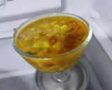 A picture of step 10 of Sambar vada.