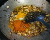 A picture of step 2 of Dhaba Style moong daal.