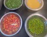 A picture of step 1 of Poricha kootu.