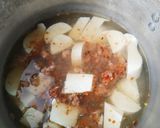 Hình bước làm 2 của món Lẩu Sundubu (đậu phụ cay) kiểu Việt
